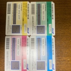 ANA株主優待券4つ・冊子２つ