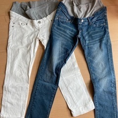 マタニティ　パンツ２本の画像