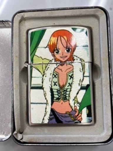 アニメワンピース　ナミ　Zippo風