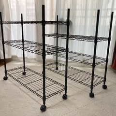 【お譲り先決まりました】スチールラック×2