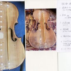 【選定分類：III-⑨オールド・ファクトリーメード・仏蘭西】Violin Ascribed to ALDRIC,18？？●国内表板オープン修復・セッティング・調整済●演奏会即可の画像