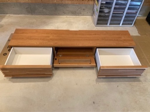 【取引中】大川家具　テレビボート180cm 美品