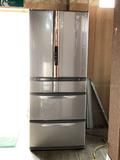 2013年製　日立 HITACHI　冷凍冷蔵庫　6ドア 定格内容積620L（R-SF620CM）　真空チルド