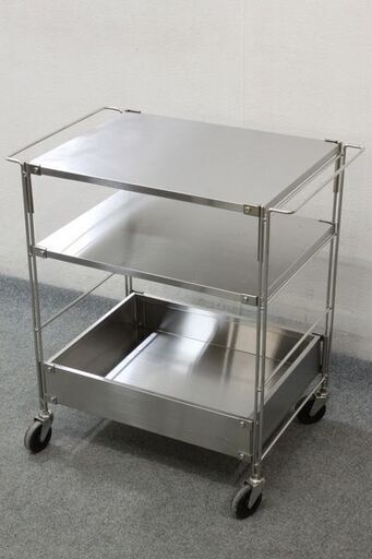 埼玉県三郷市直接引取限定【無印良品】ステンレスユニットシェルフ 小