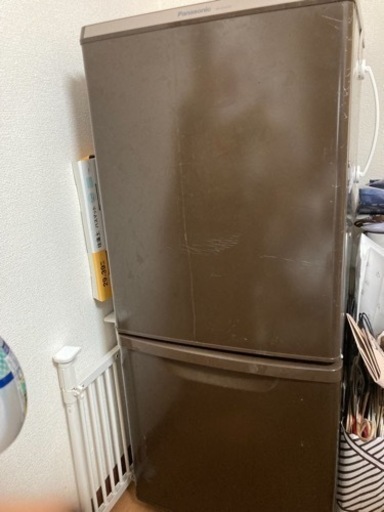 美品　パナソニック冷蔵庫　138L ブラウン　冷凍庫