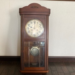 振り子　掛け時計　アンティーク　【お引き取り予定決定済み】