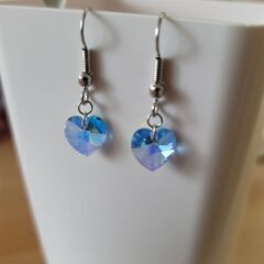 ピアス　スワロフスキー　ハンドメイドの画像