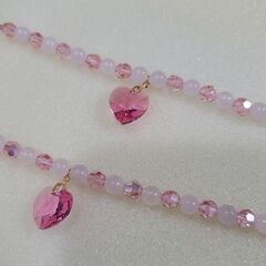 ハンドメイド　スワロフスキー　ブレスレットセットの画像