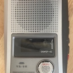 懐かしのカセット録音機