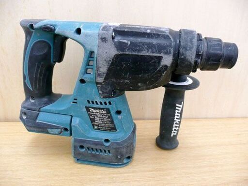 動作確認動画あり makita 24ｍｍ 充電式ハンマドリル HR244D 18V ハードケース付き マキタ 電動工具 回転動作ＯＫ 