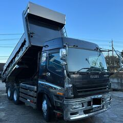 【車検付き】いすゞギガ　 ハイルーフ　ターボ　ダンプ　型式KL-...