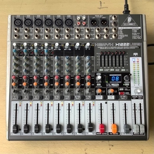 BEHRINGER ベリンガー マルチ プロセッサー アナログミキサー X1222USB XENYX  ジャンク 現状品