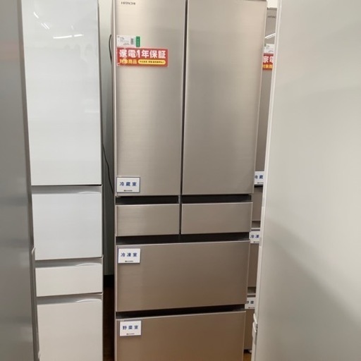 HITACHI  日立　6ドア冷蔵庫　R-H52N  2020年製【トレファク 川越店】