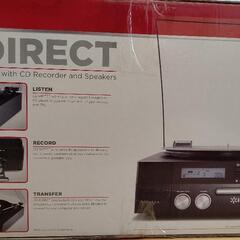 USB出力端子、内蔵スピーカ、CD/CD-Rドライブ搭載の多機能レコード・プレーヤーの画像
