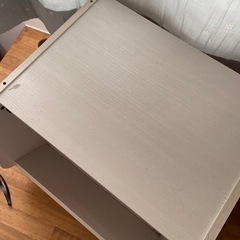 木製アイボリー蓋付きの画像