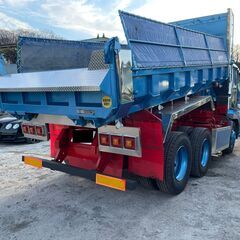 【車検付き】三菱ふそう スーパーグレート 　ダンプ　型式BDG-FV50JX　7速　最大積載量9,200kg 馬力350ps　平成20年式の画像