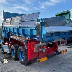 【車検付き】三菱ふそう スーパーグレート 　ダンプ　型式BDG-FV50JX　7速　最大積載量9,200kg 馬力350ps　平成20年式の画像