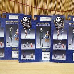 未開封 NIGHTMARE BEFORE CHRISTMAS P.V.C.フィギュアコレクション 3種類セット ナイトメアー・ビフォア・クリスマス JUN Planning の画像
