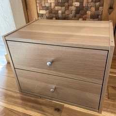 木製引き出しナチュラルブラウン