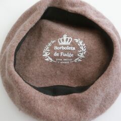 0円：ベレー帽 秋冬用 帽子 中古 ハニーズで購入 レディースの画像