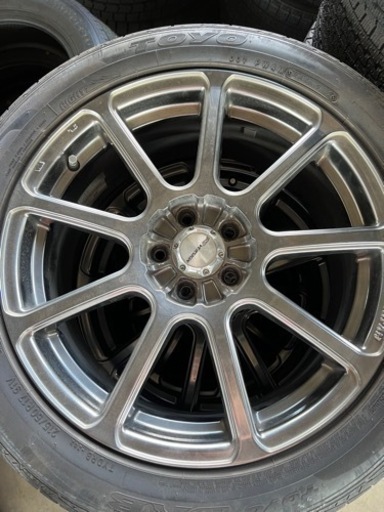 17インチアルミホイール　pcd100 5穴　monza