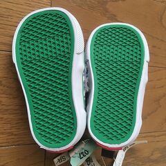 ドライクリーニング済 VANS バンズ スリッポン 13cm 美品の画像
