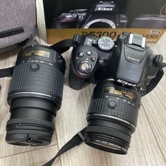 Nikon D5300 128Gメモリーとカバン付きの画像
