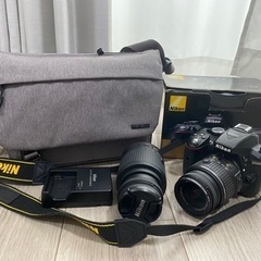 Nikon D5300 128Gメモリーとカバン付きの画像