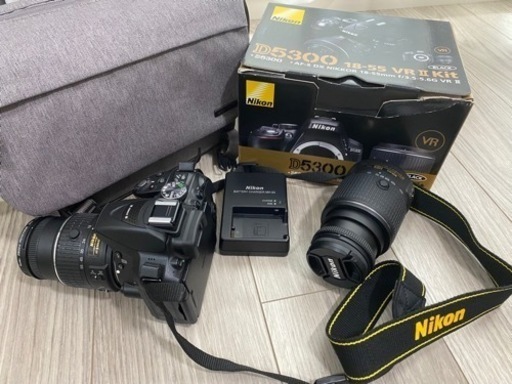 Nikon D5300 128Gメモリーとカバン付き