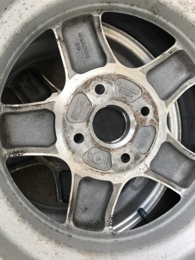 ワークス純正ホイールタイヤ4本 OZ風 155 65R 13  BS エコタイヤ
