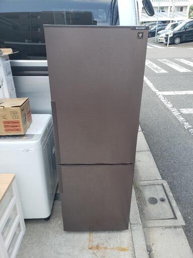 SHARP シャープ 2ドア ノンフロン冷凍冷蔵庫 SJ-PD27D-T 271L 2018年製