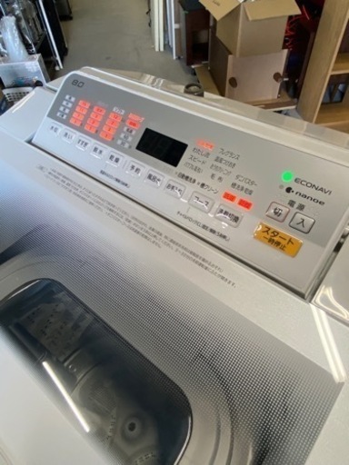 激安美品!! Panasonic 電気洗濯乾燥機 NA-FW80S6 大きめ8.0kg! 2018年
