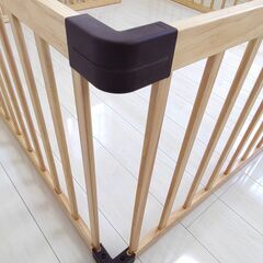 ベビーサークル  ベビーゲート　ベビーフェンス　木製  高さ55.5cm 【直接引き取り： 東京都 調布市 】の画像
