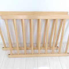 ベビーサークル  ベビーゲート　ベビーフェンス　木製  高さ55.5cm 【直接引き取り： 東京都 調布市 】の画像