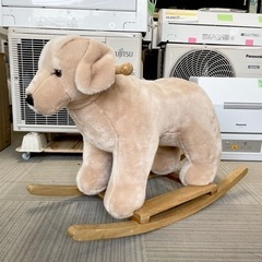 【展示品‼️】犬型木馬 ロッキングドッグ 子ども用 乗用玩具 ぬ...