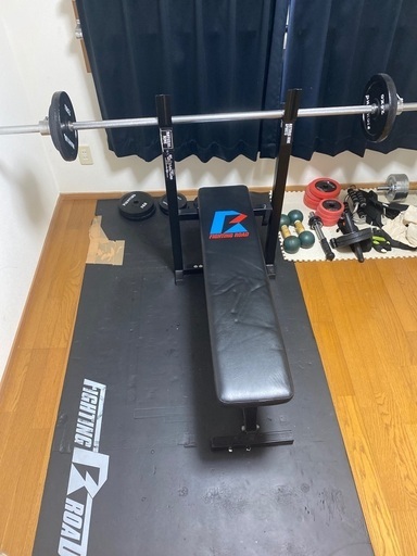 取りに来てくれる方　ファイティングロード　ベンチプレスセット