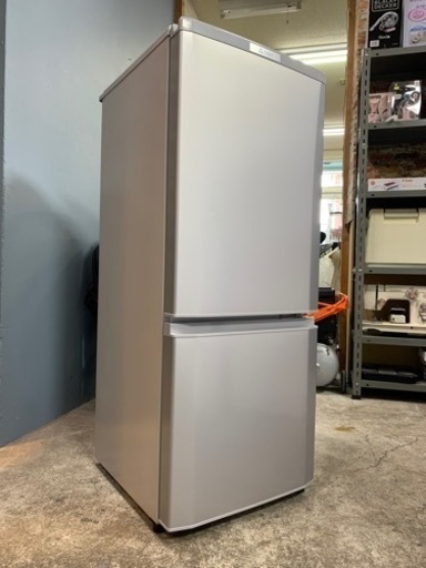 札幌市内配送無料 美品 18年製 三菱 ミツビシ 146L 2ドア冷蔵庫 MR-P15D-S