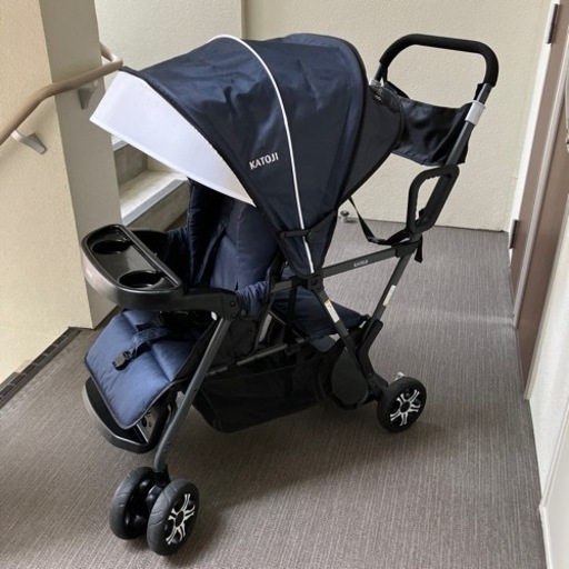 KATOJI ベビーカー　二人でゴー