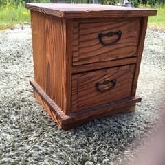 中古　木製　小物入れ　ミニ箪笥　