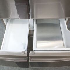 三菱 スマート大容量6ドア冷凍冷蔵庫 525L 自動製氷 MR-JX53X-N ロゼ