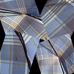 チェック傘 約65cmサイズ 錆や錆汚れあります 今ならプレゼントあり 梅雨の時期に是非どうぞの画像