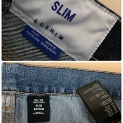 新品 H&M MAN デニムジーンズ2本セットの画像