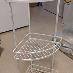 中古)ニトリ　バスラック　コーナー3段