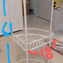 中古)ニトリ　バスラック　コーナー3段の画像