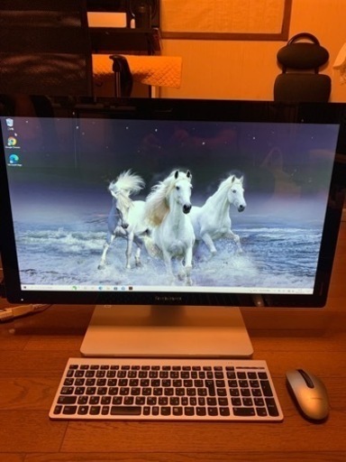 超美品&超レア特価★ LENOVO 27インチワイド 一体型デスクトップパソコン(ノートPCおまけ付)