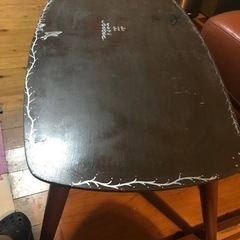 折りたたみでき出入楽なお洒落テーブル❗️の画像