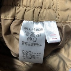 パンツスカート　ベージュの画像