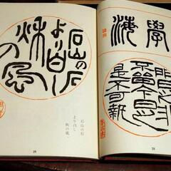 篆書隷書二體書鑑　鈴木香雨著の画像