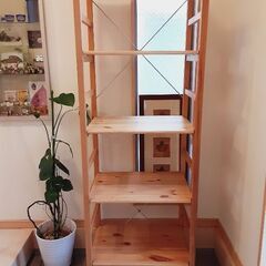 無印良品☆パイン材ユニットシェルフ5段☆58㎝幅