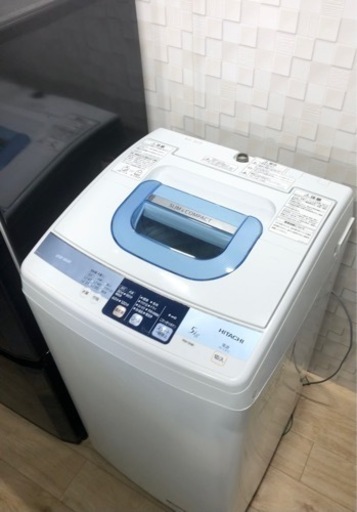 ブラックカラー三菱冷蔵庫と日立洗濯機の家電セット(^^)